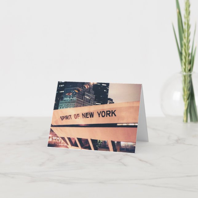 New York Note Card Karte (Vorderseite)