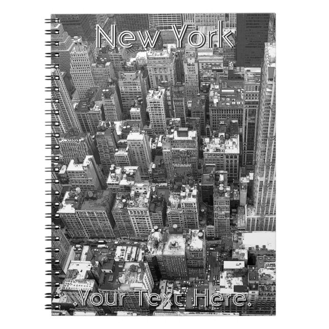 New York Notebook Personalisiert NY Souvenir Journ Notizblock (Vorderseite)