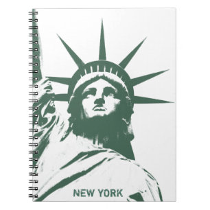 New York Notebook Statue of Liberty Journals Gesch Notizblock