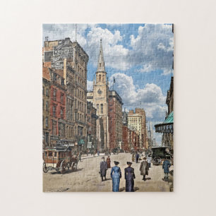 New York, NY Auf der Fifth Avenue von der 28th St Puzzle