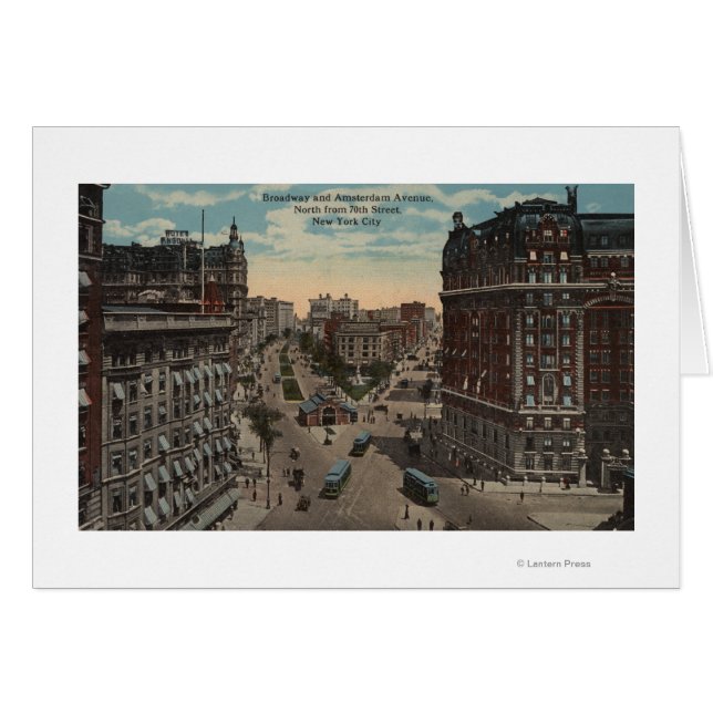 New York, NY - Broadway & Amsterdam Avenue (Vorderseite (Horizontal))