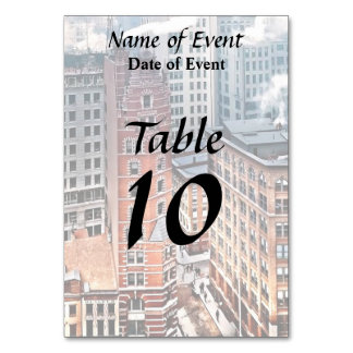 New York NY - Cluster of Skyscrapers c1900 Tischnummer