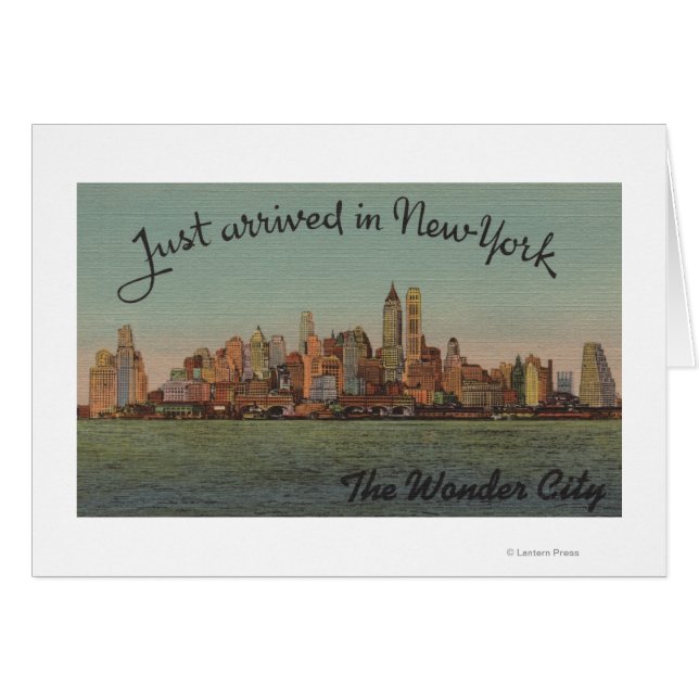 New York, NY - gerade angekommen - Die wunderschön (Vorderseite (Horizontal))