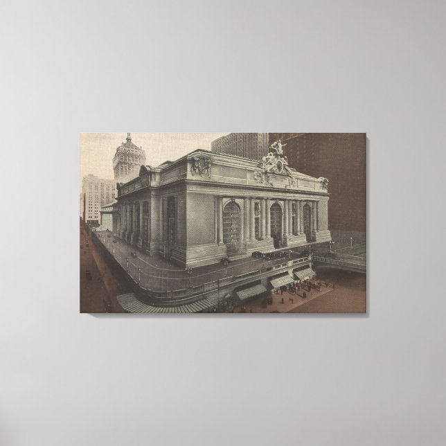 New York, NY - Grand Central Station View Leinwanddruck (Vorderseite)