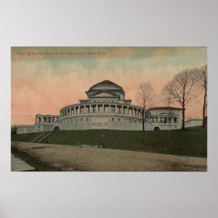 New York, NY - Hall of Fame, New York University Poster