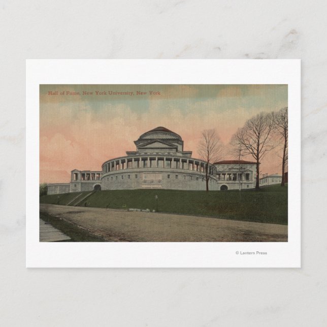 New York, NY - Hall of Fame, New York University Postkarte (Vorderseite)