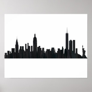 NEW YORK, NY SKYLINE OILS - POSTER