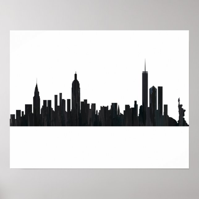 NEW YORK, NY SKYLINE OILS - POSTER (Vorne)