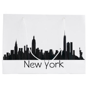 NEW YORK, NY SKYLINE-ÖLE - GROßE GESCHENKTÜTE