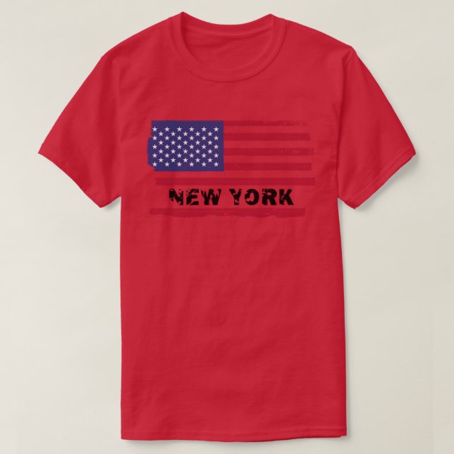 New York NY Throwback Sporty Design Classic T-Shirt (Design vorne)