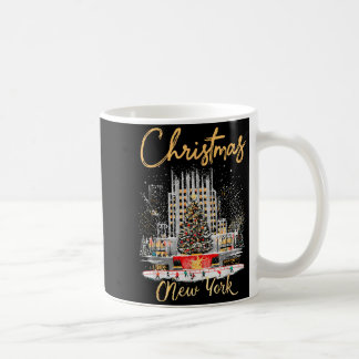 New York Ny Weihnachts Mädchen Reise passend Kaffeetasse
