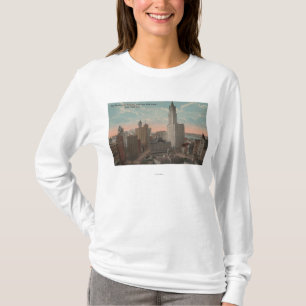 New York, NY - Woolworth Gebäude und Rathaus T-Shirt