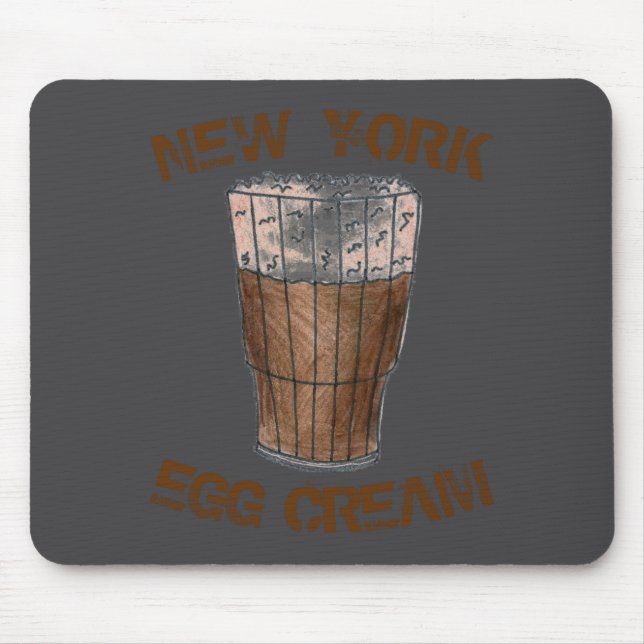 New York Nyc Clic Egg Cream Soda Fountain _1  Mousepad (Vorne)
