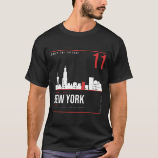 New York NYC Skyline ShiftTape Vol 11 T-Shirt