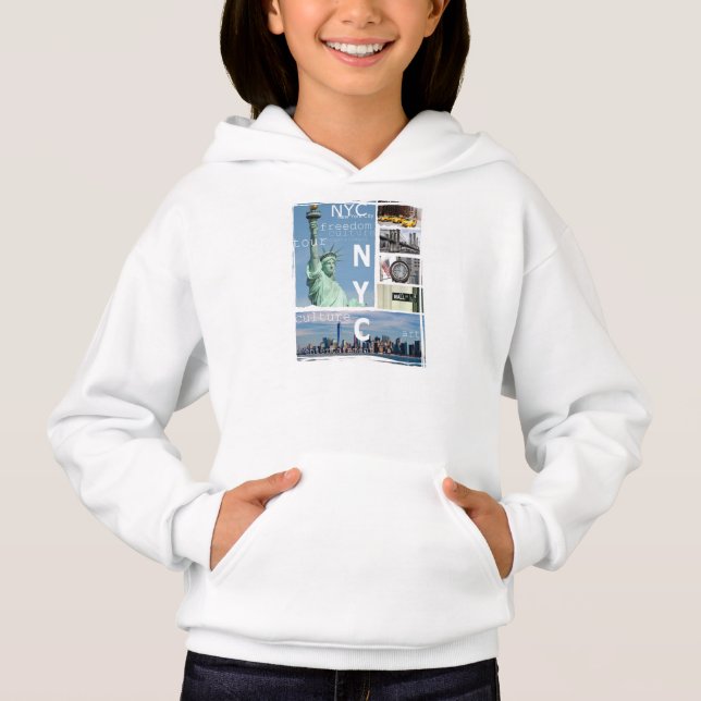 New york nyc usa america Freiheitsstatue Hoodie (Vorderseite)