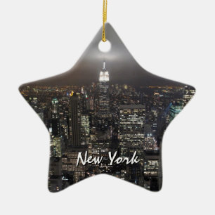 New York-Ornament Personalisiertes Souvenir-Dekor Keramik Ornament