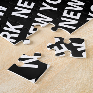 New York Pattern White Puzzle