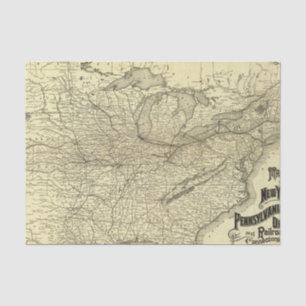 New- York, Pennsylvania- und Ohio-Eisenbahn Seidenpapier