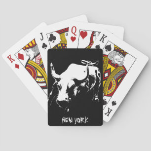 New York Playing Cards Bull Statue NYC Souvenirs Spielkarten