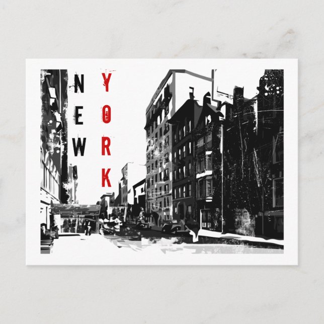 New York Post Card Postkarte (Vorderseite)