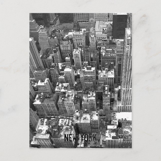 New York Postcard City New York Souvenir Card Postkarte (Vorderseite)