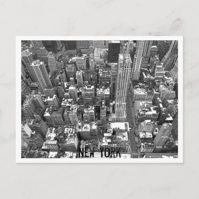 New York Postcard City New York Souvenir Card Postkarte (Vorderseite)