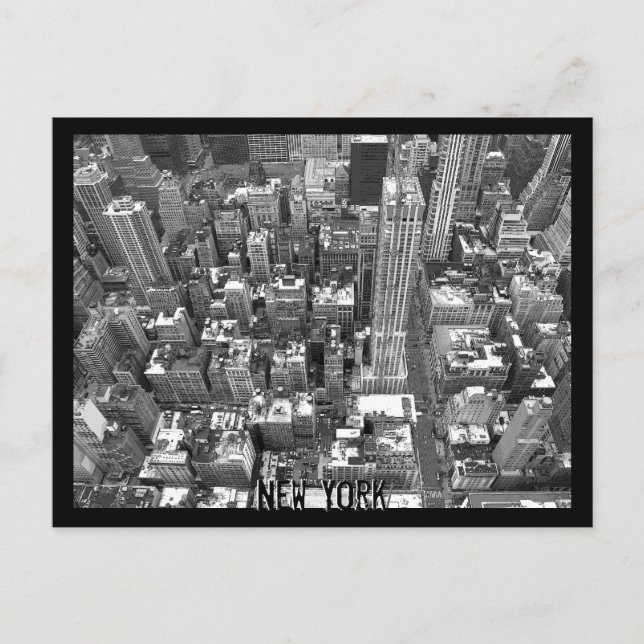 New York Postcard City New York Souvenir Card Postkarte (Vorderseite)