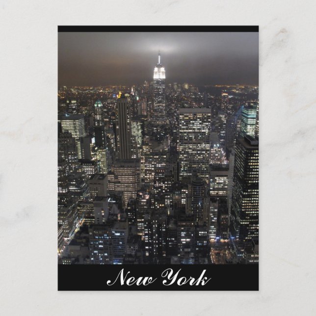 New York Postcard City New York Souvenir Card Postkarte (Vorderseite)
