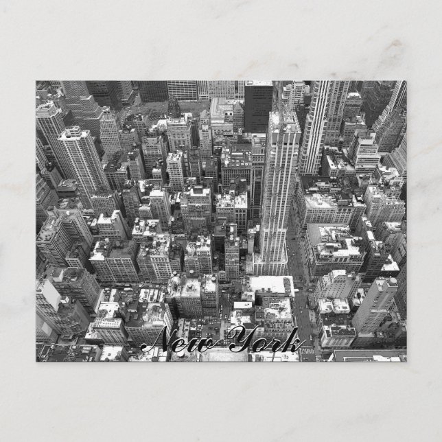 New York Postcard City New York Souvenir Card Postkarte (Vorderseite)