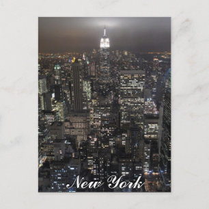New York Postcard Empire State NYC Souvenir Card Postkarte