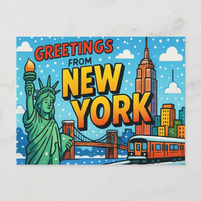 NEW YORK Postcard Postkarte (Vorderseite)