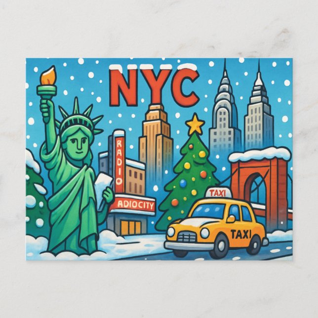 NEW YORK Postcard Postkarte (Vorderseite)