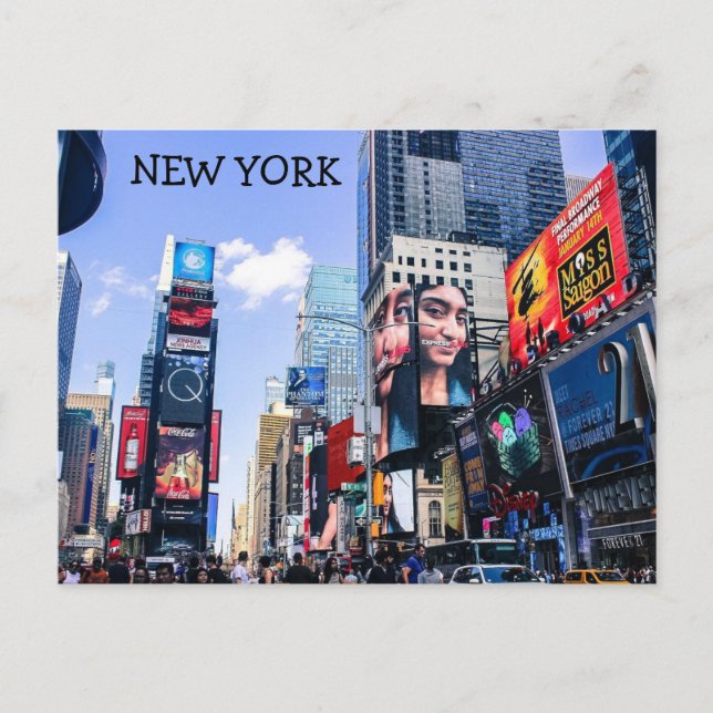 NEW YORK POSTCARD POSTKARTE (Vorderseite)