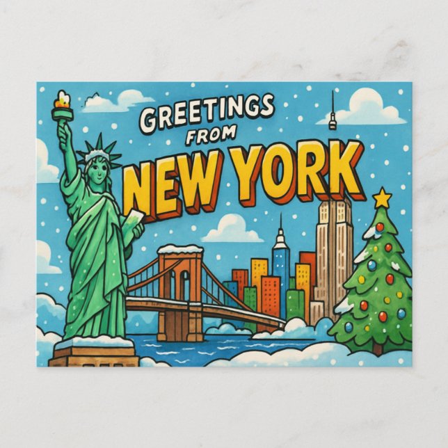 NEW YORK Postcard Postkarte (Vorderseite)