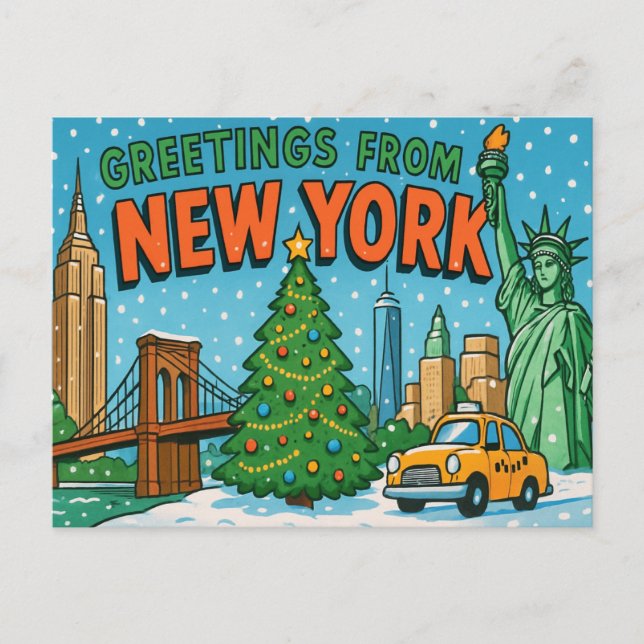 NEW YORK Postcard Postkarte (Vorderseite)
