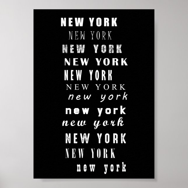 New York Poster (Vorne)