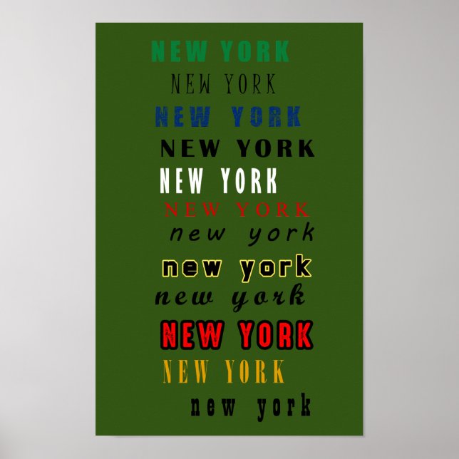 New York Poster (Vorne)