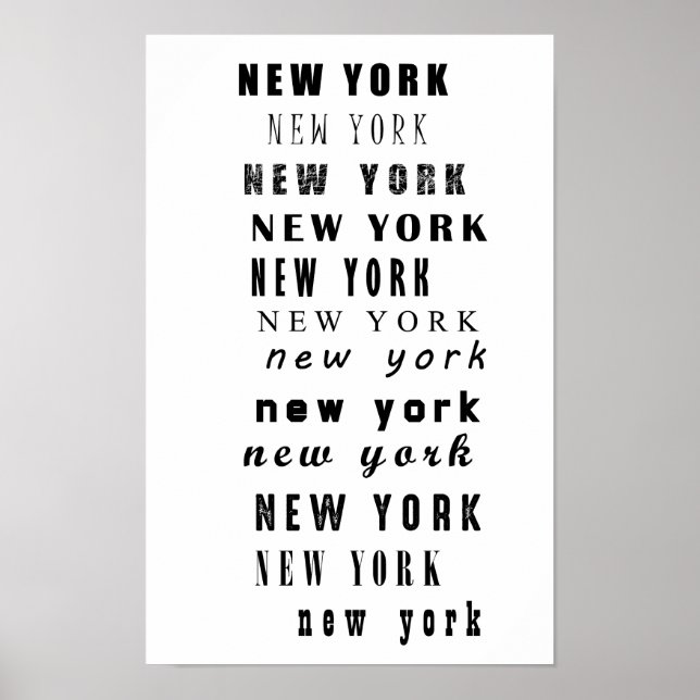 New York Poster (Vorne)