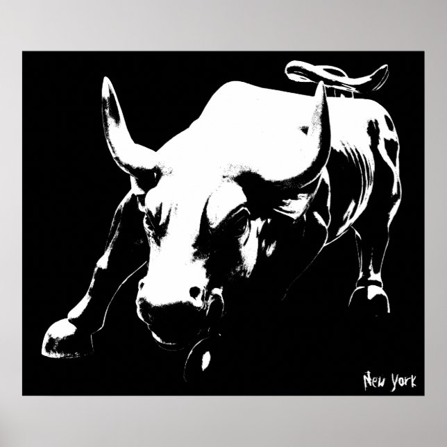 New York Poster Cool New York Bull Souvenir Poster (Vorne)
