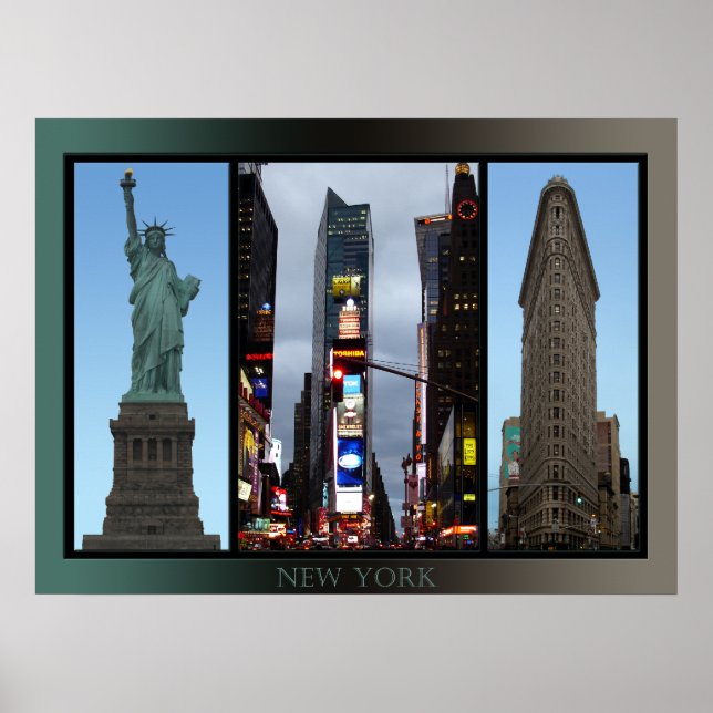 New York Poster New York Souvenir Posters & Prints (Vorne)