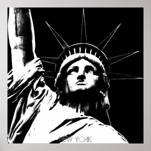 New York Poster Statue of Liberty NYC Souvenir (Vorne)