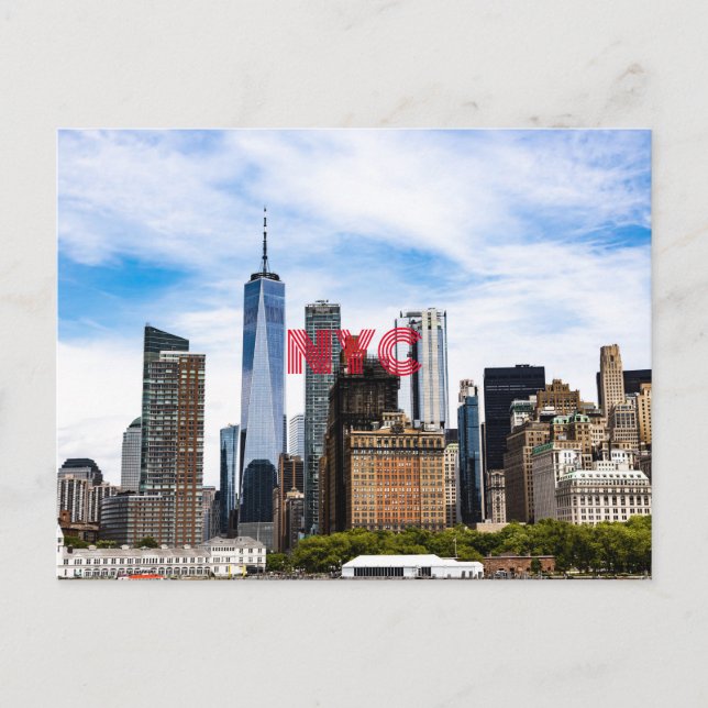 New York Postkarte (Vorderseite)