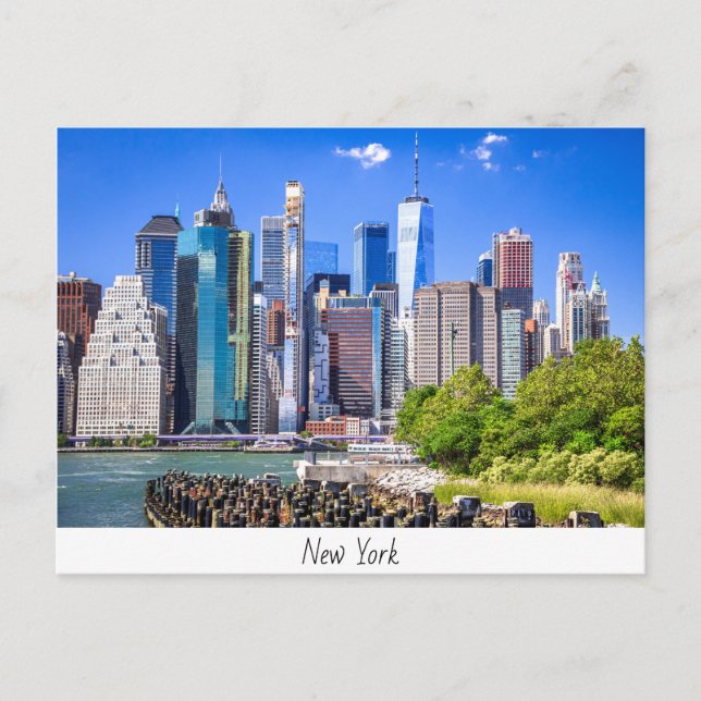 New York Postkarte (Vorderseite)
