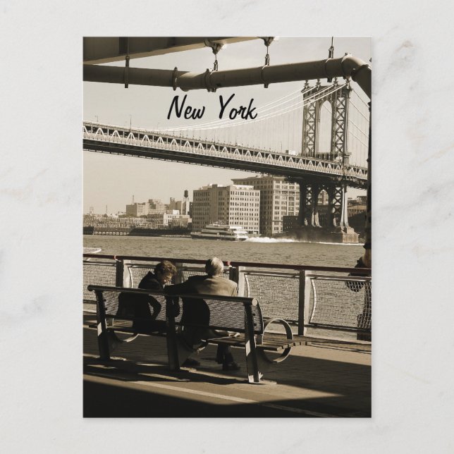 New York Postkarte (Vorderseite)