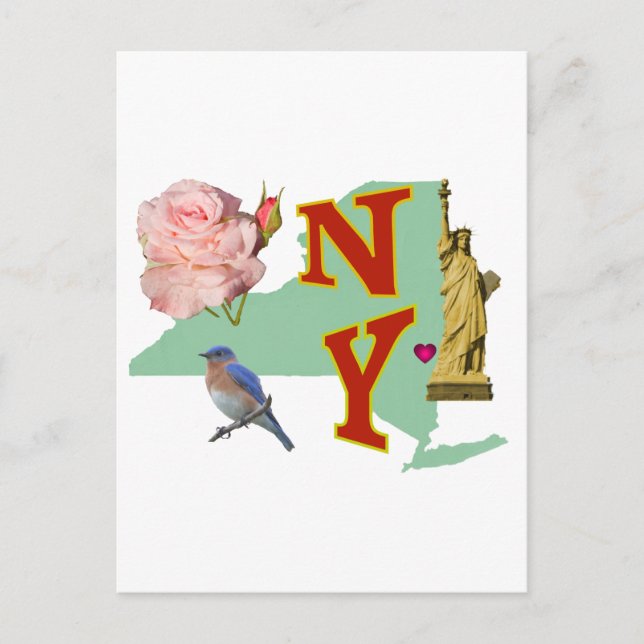 New York Postkarte (Vorderseite)