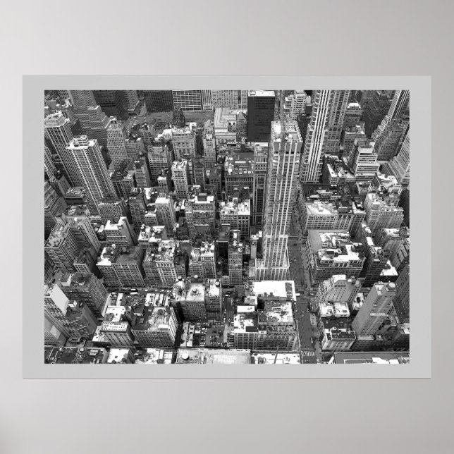 New York Print New York Manhattan Poster Cityscape (Vorne)