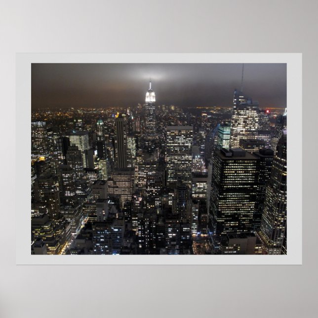New York Print New York Manhattan Poster Cityscape (Vorne)