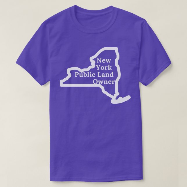 New York Public Land Owner T-Shirt (Design vorne)