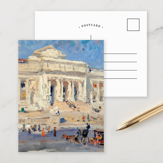 New York Public Library | Colin Campbell Cooper Postkarte (Von Creator hochgeladen)