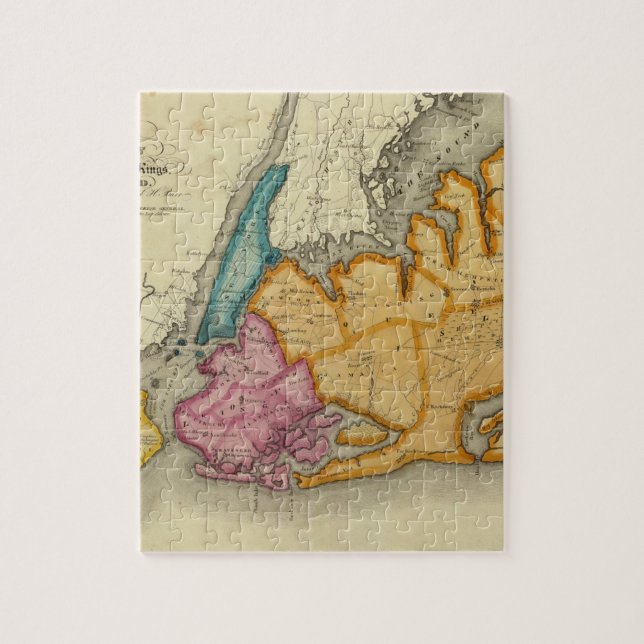 New York, Queens, Kings, Richmond Landkreises Puzzle (Vertikal)